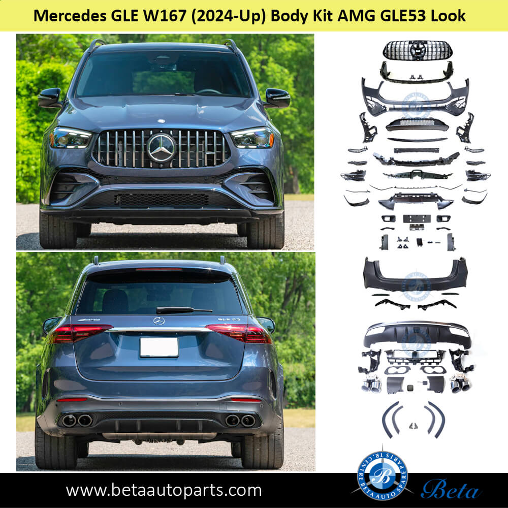 AMG GLE 53 Look Body Kit for Mercedes GLR W167 2023-Up after fixing AMG GLE 53 Look Body Kit for Mercedes GLR W167 2023-Up after fixing